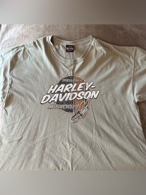 Harley-Davidson Men's Olive Graphic Short Sleeve Tee
